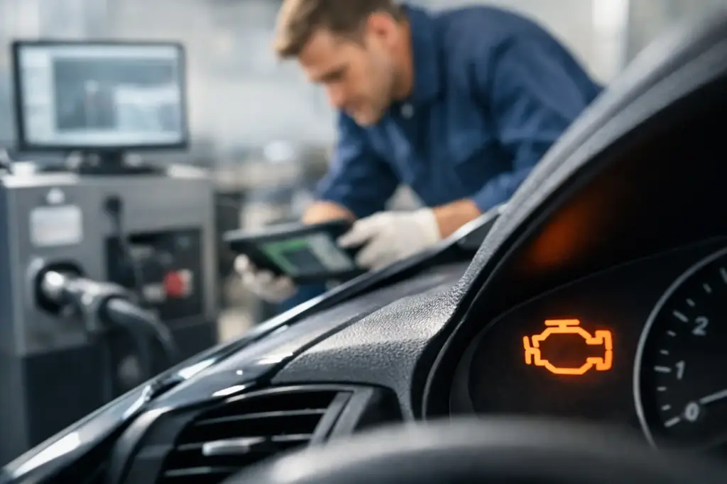 AU bestanden trotz Motorleuchte?