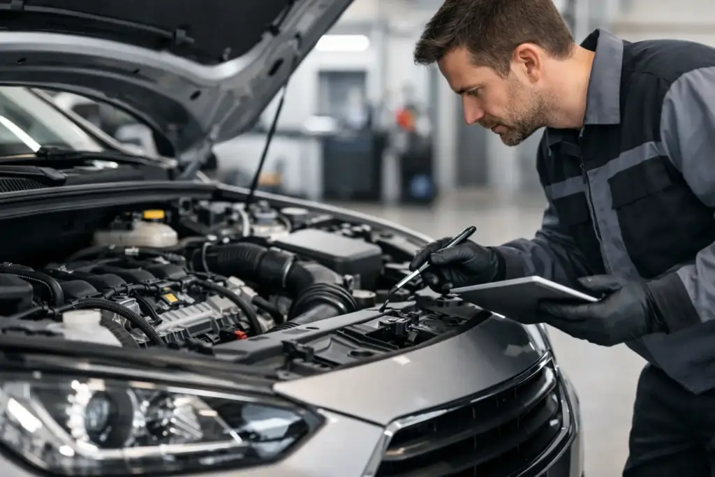 Inspektion Auto nach Herstellervorgaben