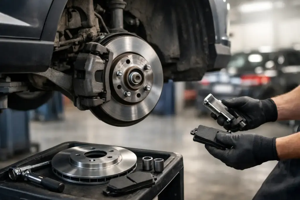 Bremsenservice beim Auto erklärt
