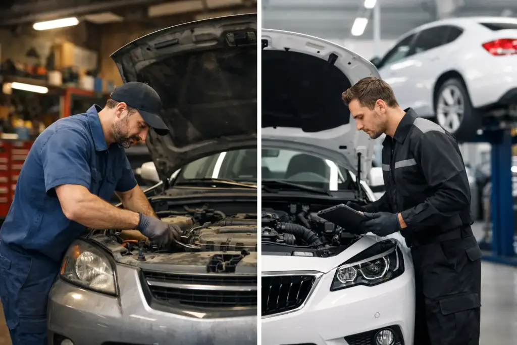 Freie Werkstatt oder Vertragswerkstatt?